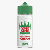 Donut King E Liquid - Strawberry Cream - 100ml - Click & Vape